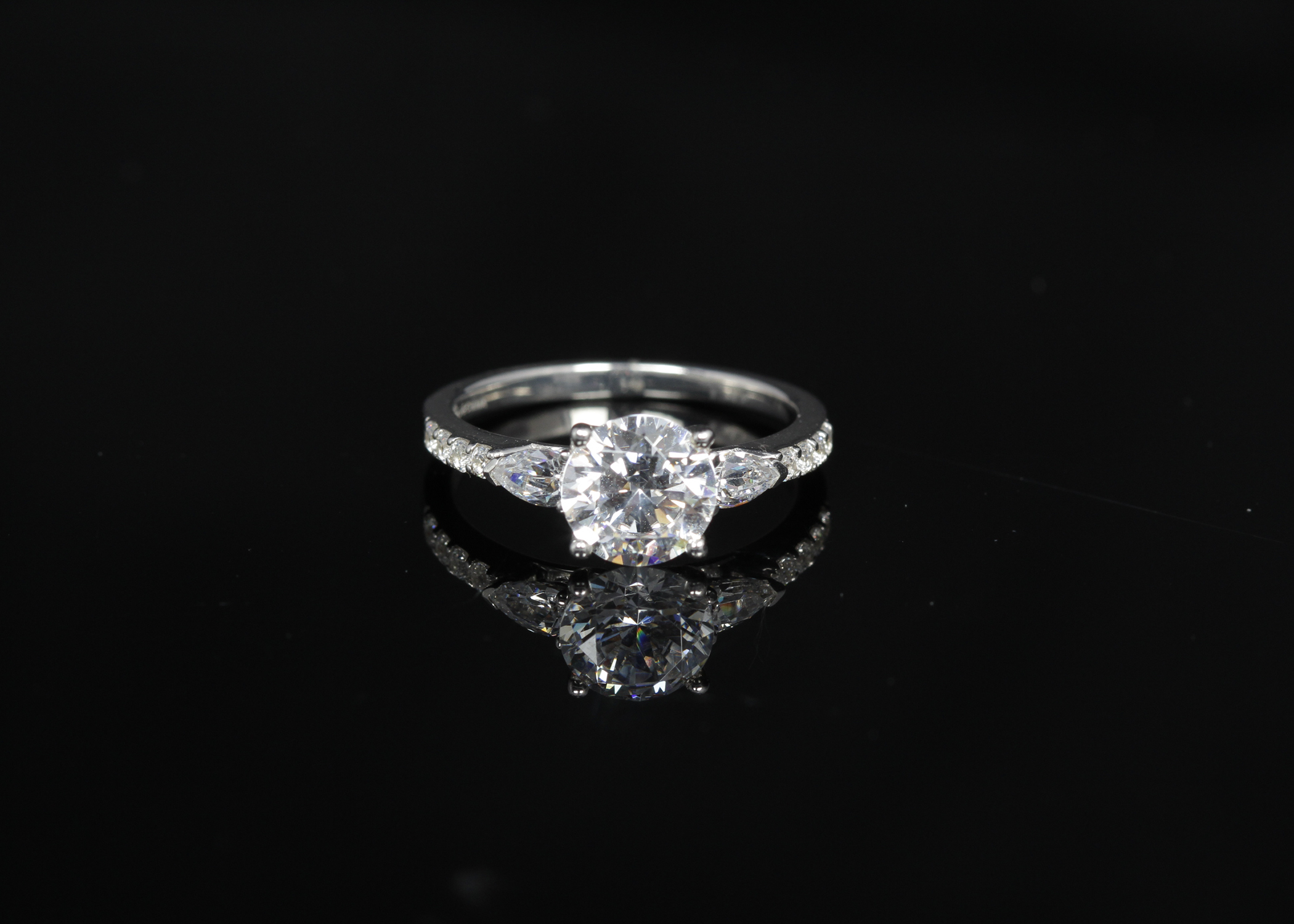 Sterling Silver Cubic Zirconia Ring
