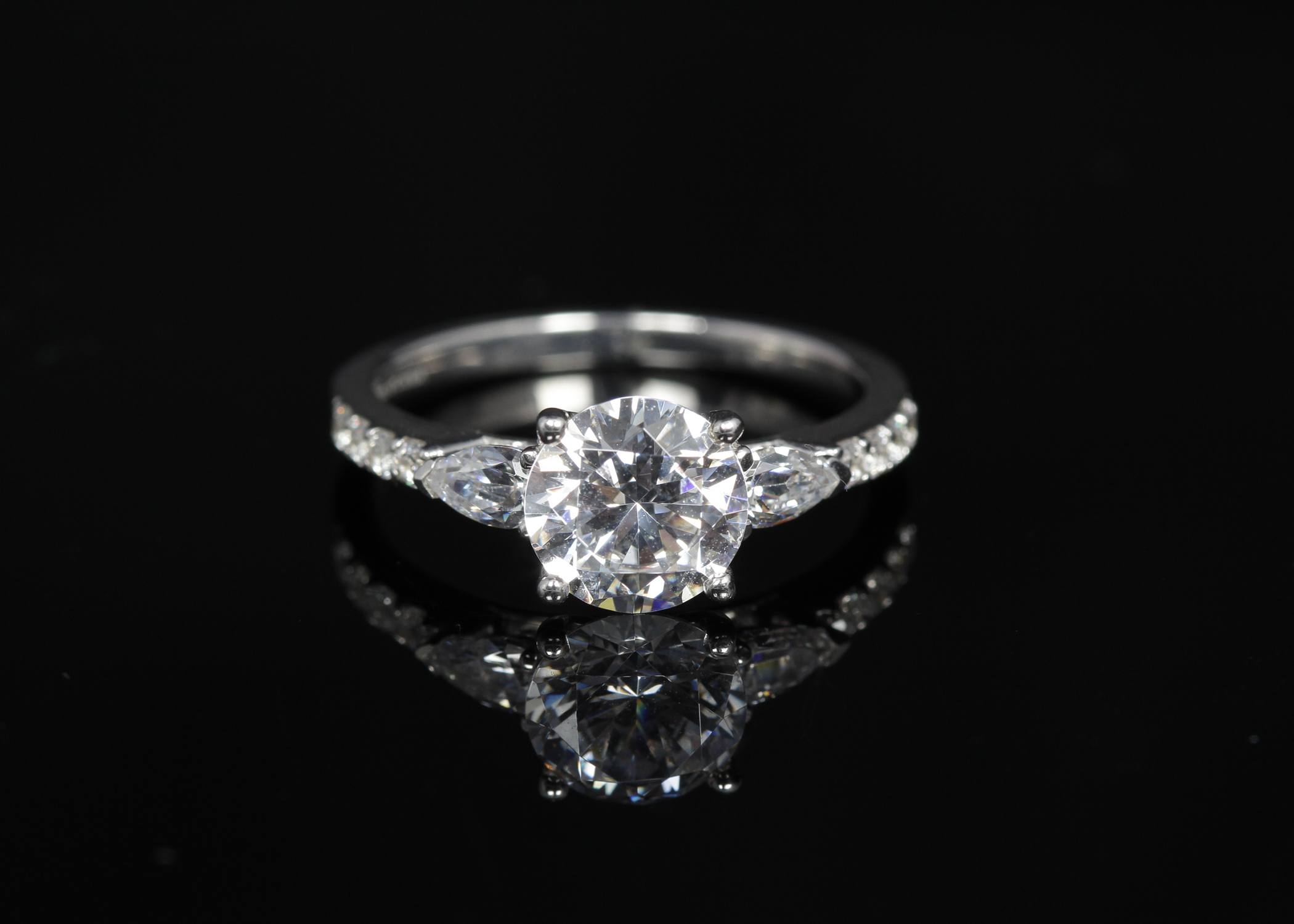 Sterling Silver Cubic Zirconia Ring