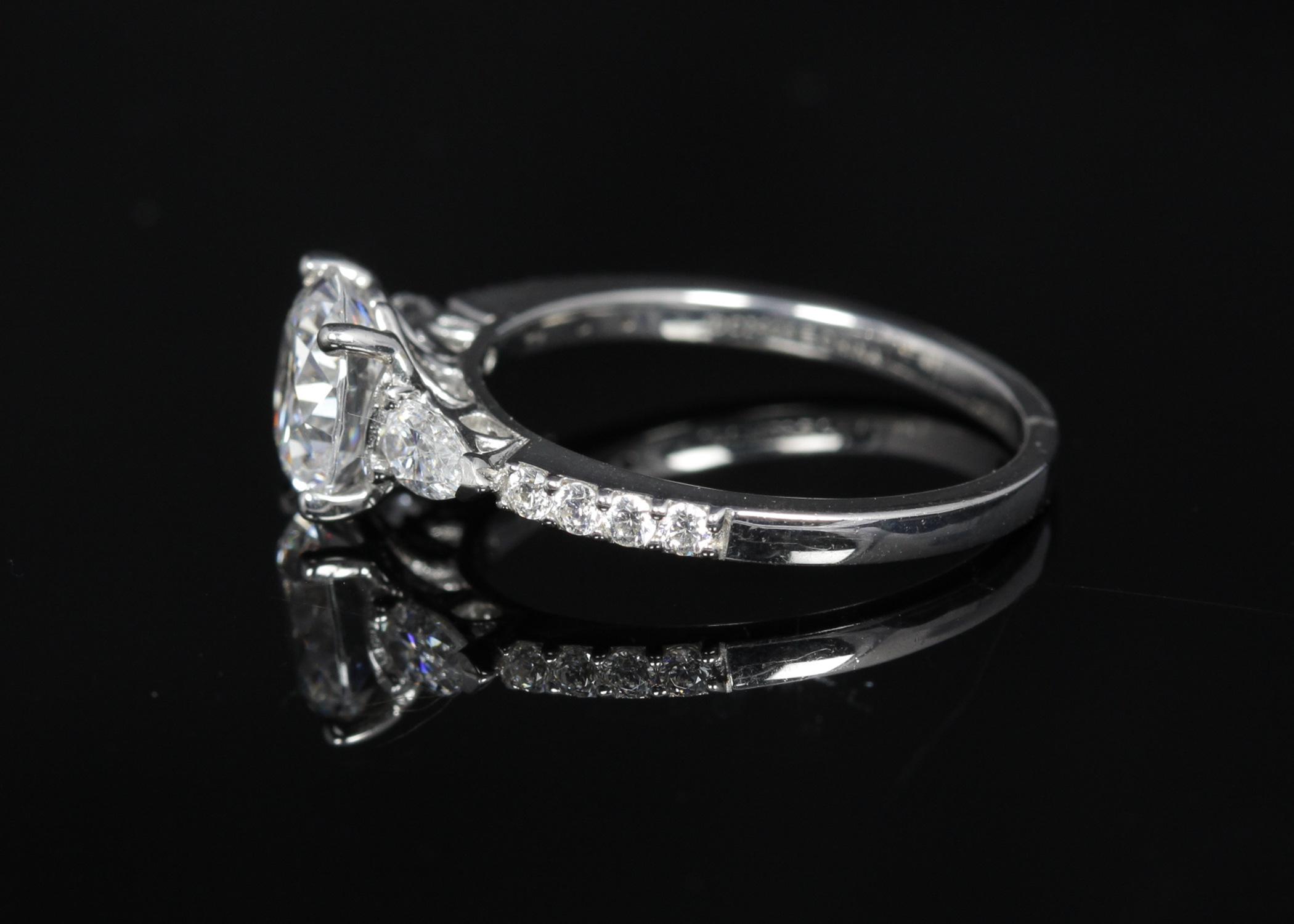 Sterling Silver Cubic Zirconia Ring