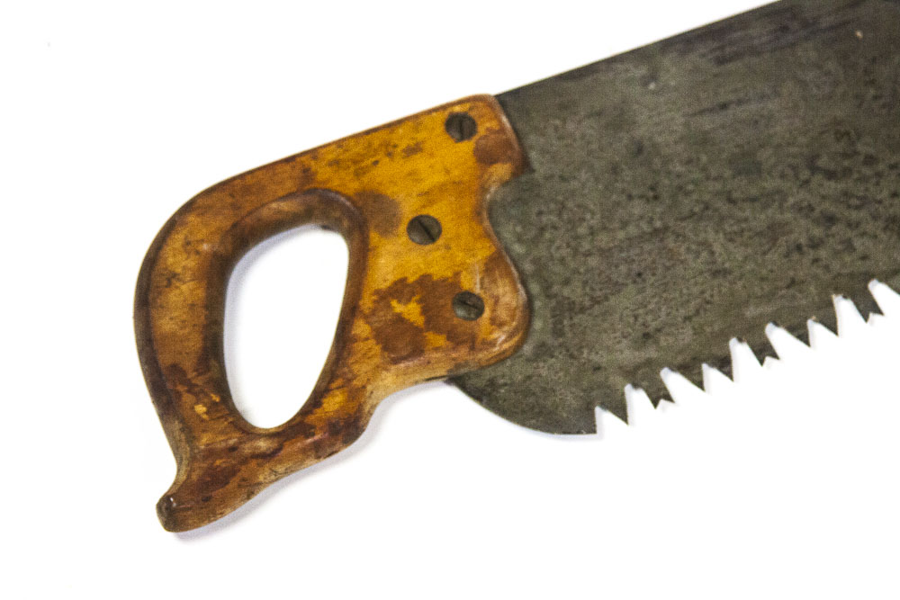 Antique Double Handled Wood Saw