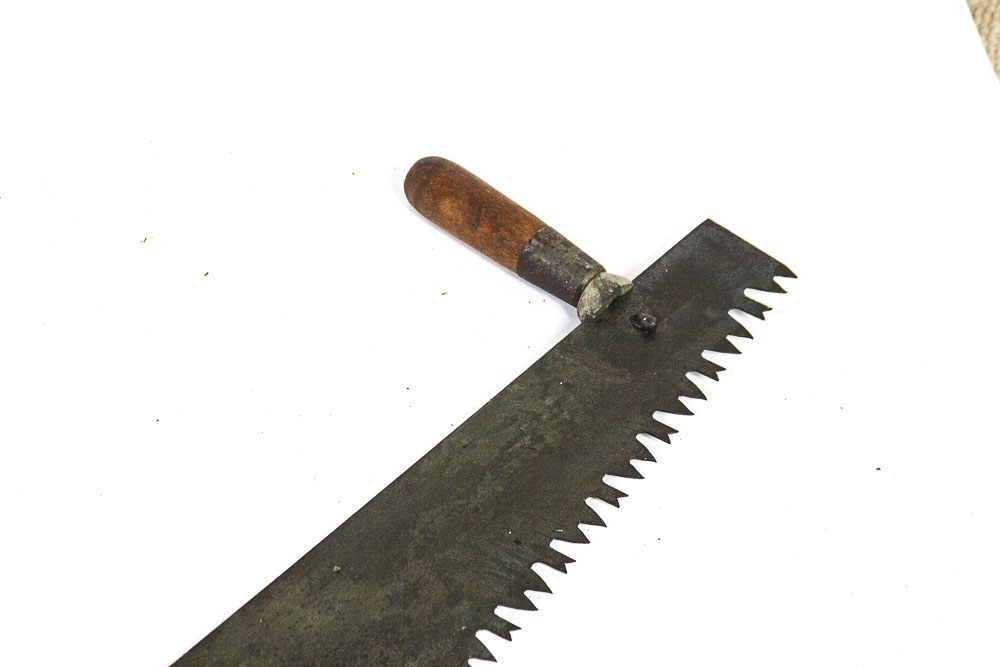 Antique Double Handled Wood Saw