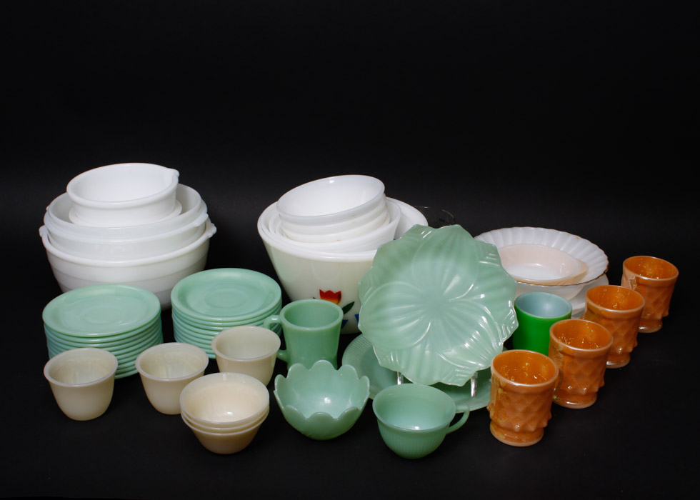 Fire King Assortment Including "Jadeite" and More