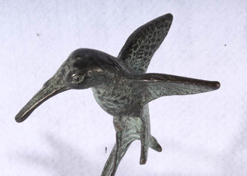 Hummingbird Stand with Glass Vase