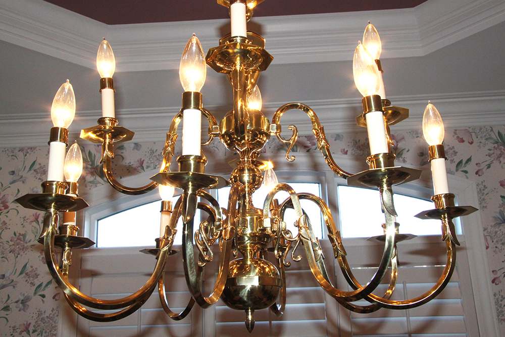 Brass Chandelier