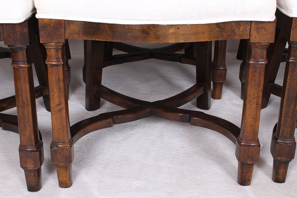 Country French Cane Back Dining Chairs