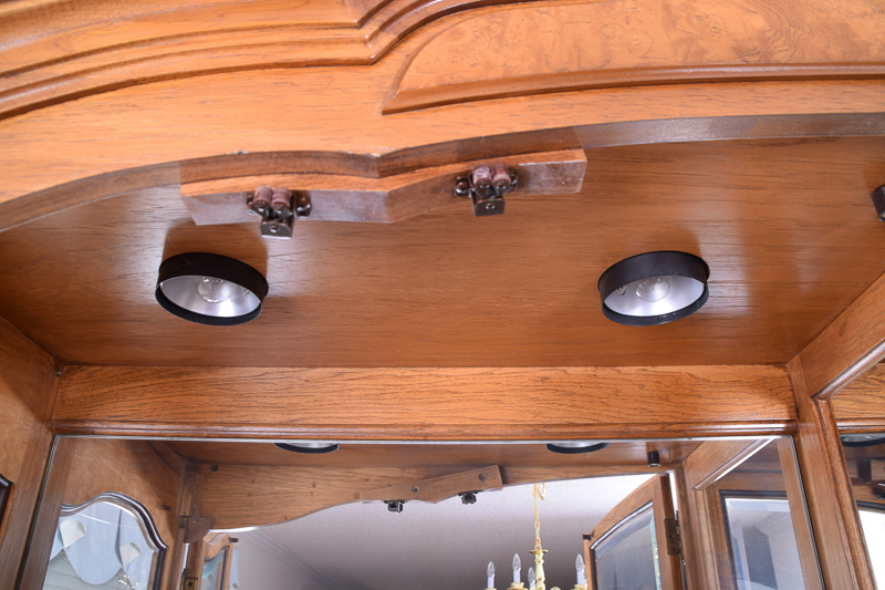 Thomasville Oak China Display Cabinet