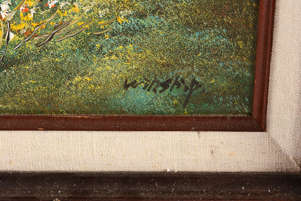 Rustic Mountain Painting