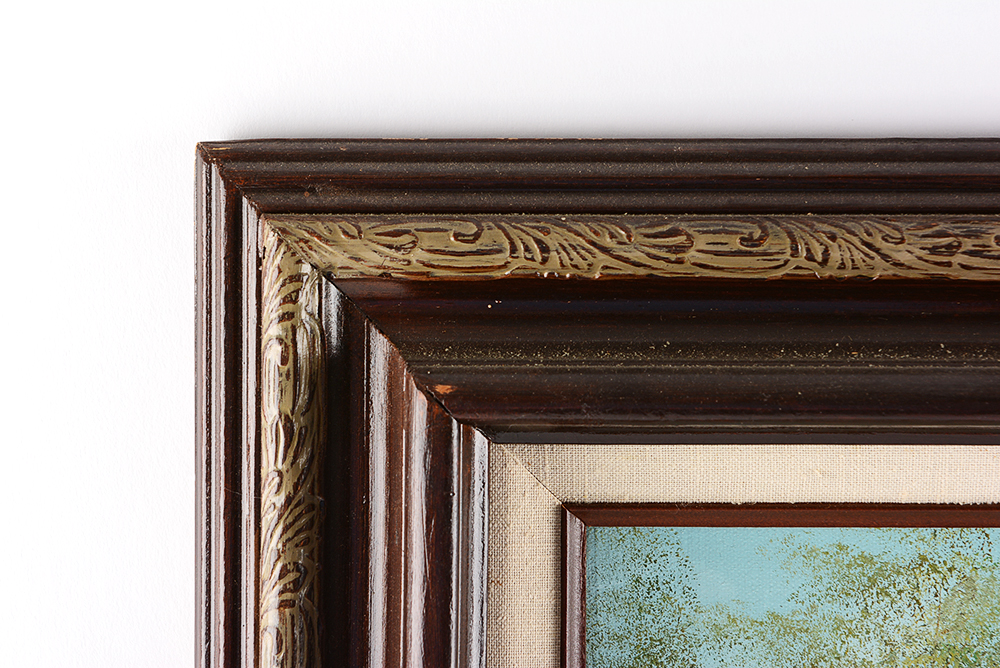 Rustic Mountain Painting