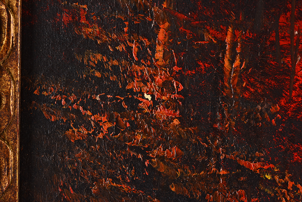 Creek at Dusk Acrylic Painting