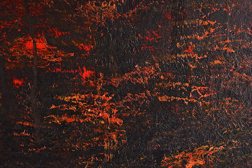 Creek at Dusk Acrylic Painting