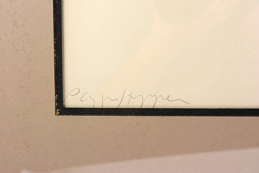 Lounging Polynesian Woman Serigraph by Pegge Hopper