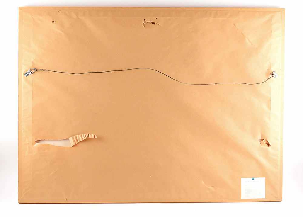 Lounging Polynesian Woman Serigraph by Pegge Hopper