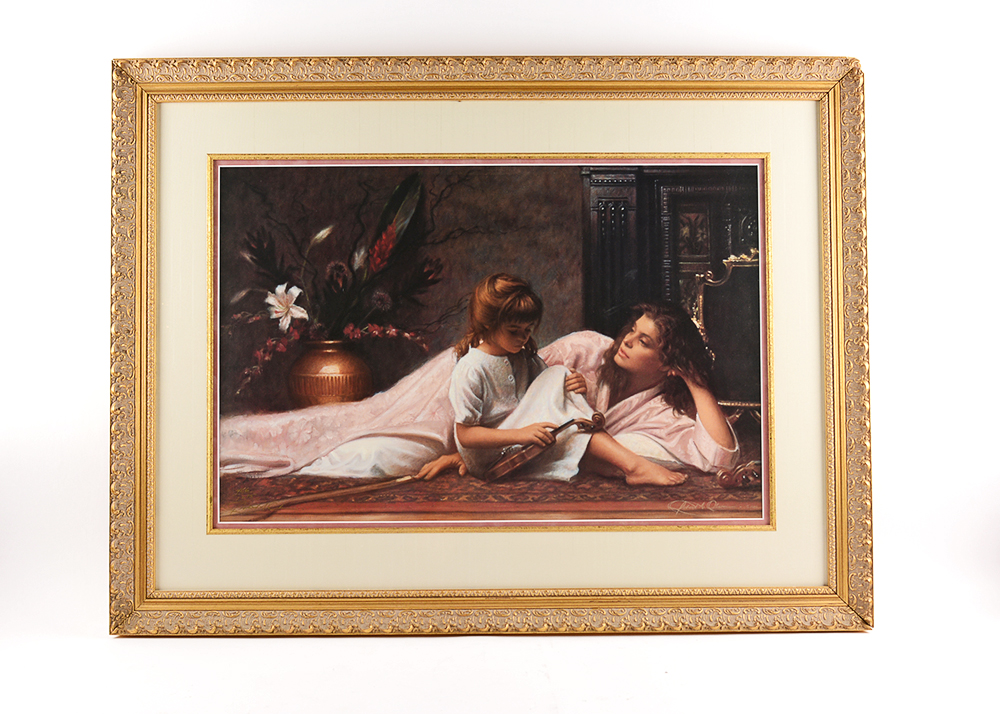 "Mother and Child"  Limited Edition Offset Lithograph