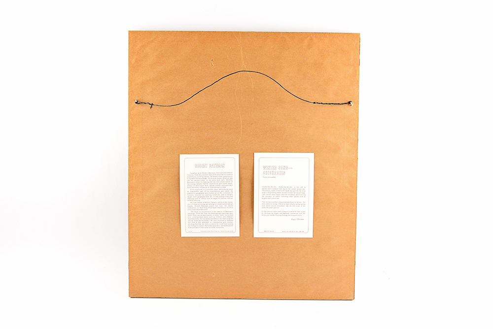 Robert Bateman "Winter Song-Chickadees" Limited Edition Print