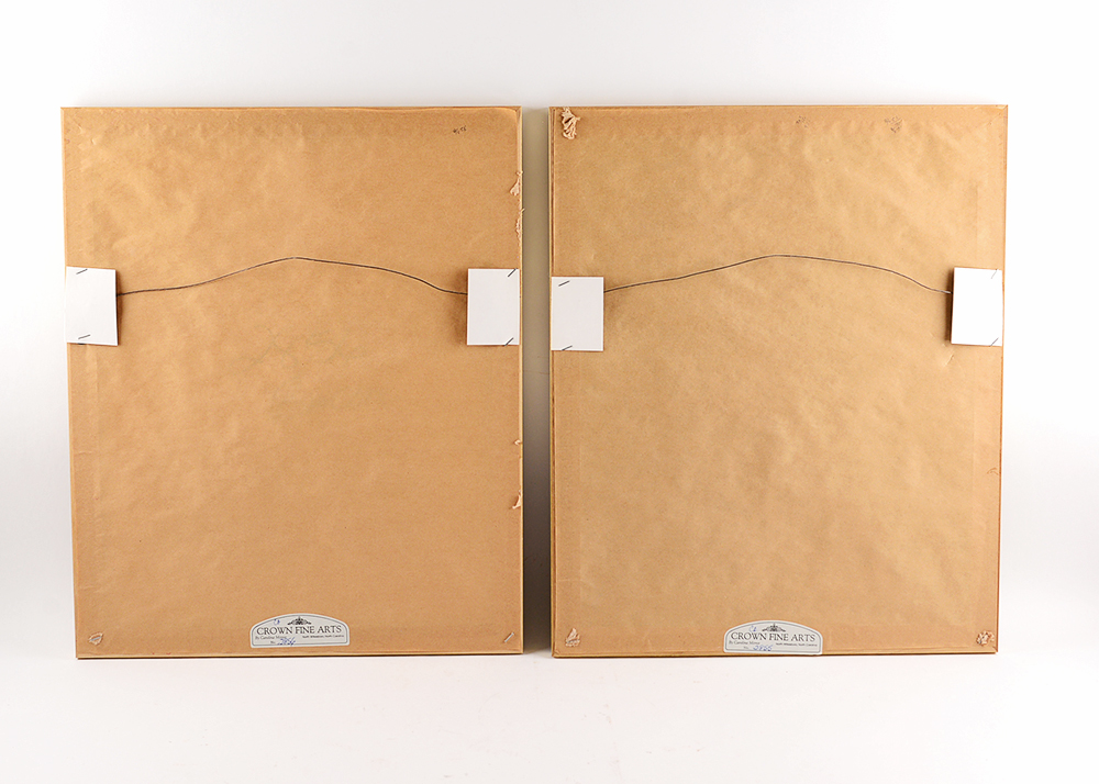 Framed Floral Lithographs