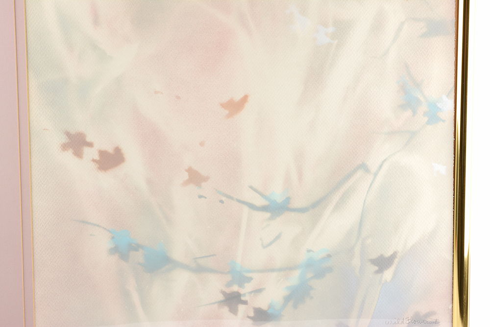 Wildflowers I and II Airbrush Paintings