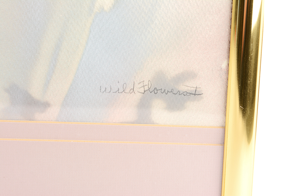 Wildflowers I and II Airbrush Paintings