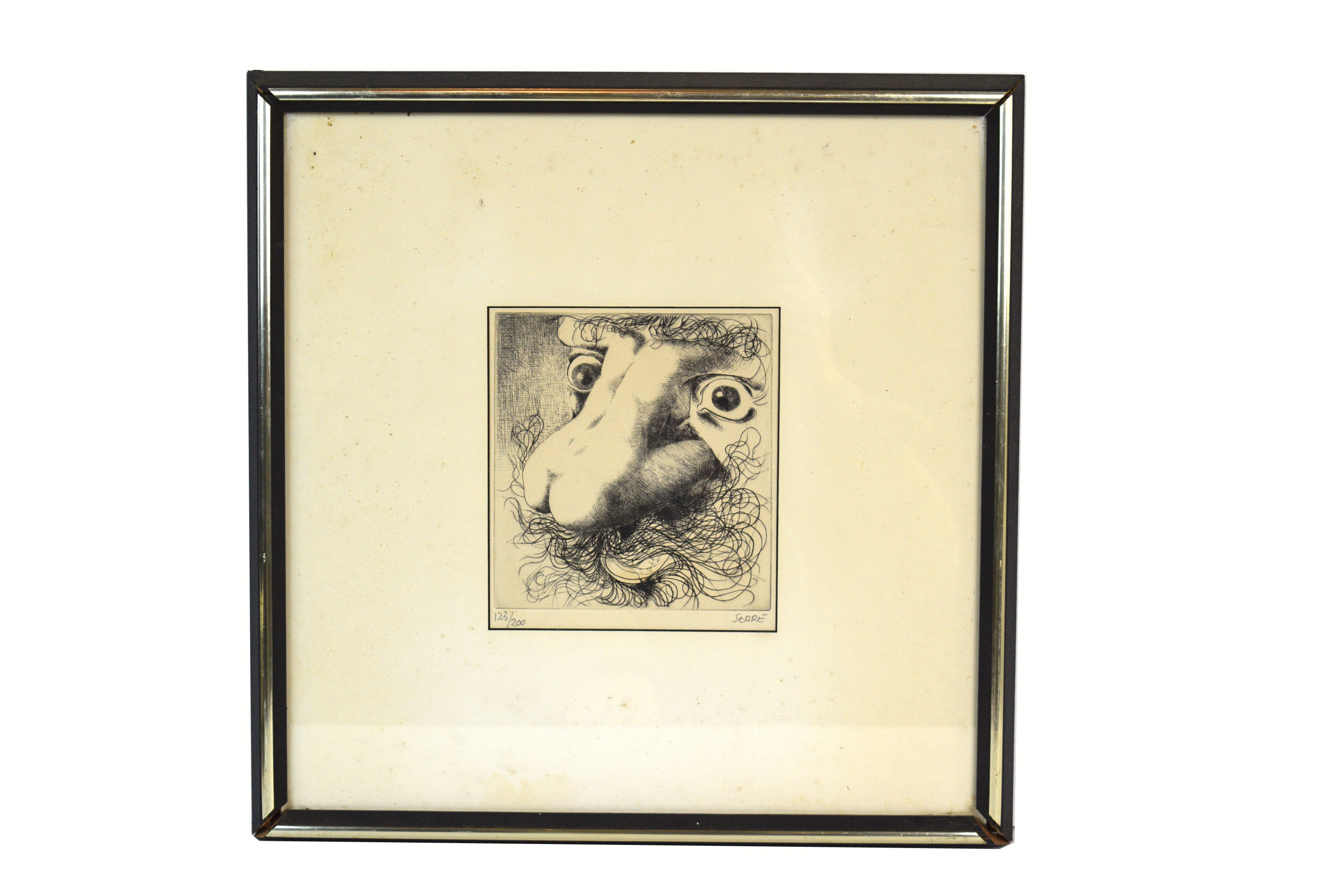 Claude Serre (1938-1998) 'Seeing Everything' Etching