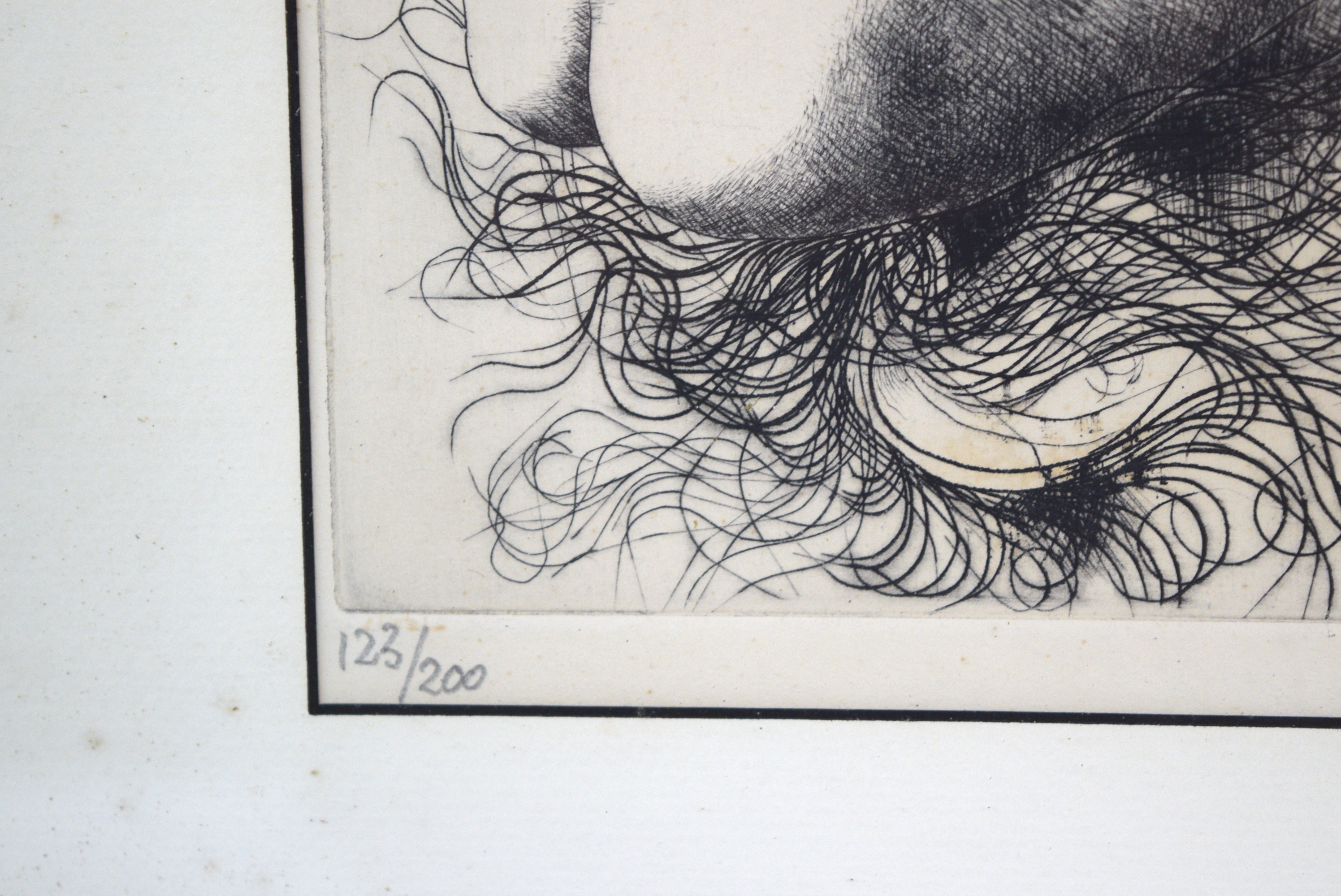 Claude Serre (1938-1998) 'Seeing Everything' Etching