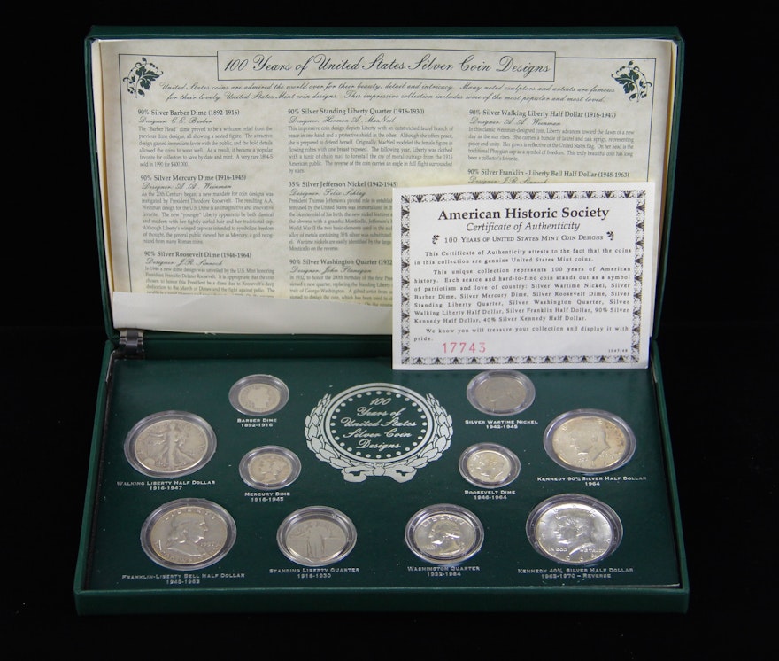 100 Years Of United States Silver Coin Designs