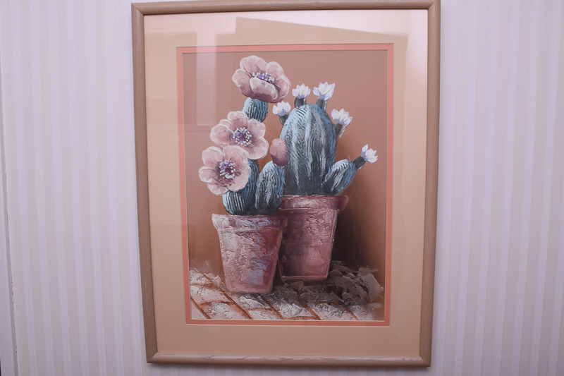 Windsor Art Acrylic Painting on Canvas Titled "Cactus Pots"