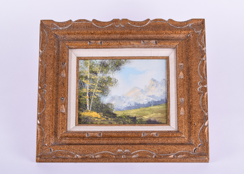 Alla Prima Oil Landscape Painting by Ernest Neuhold