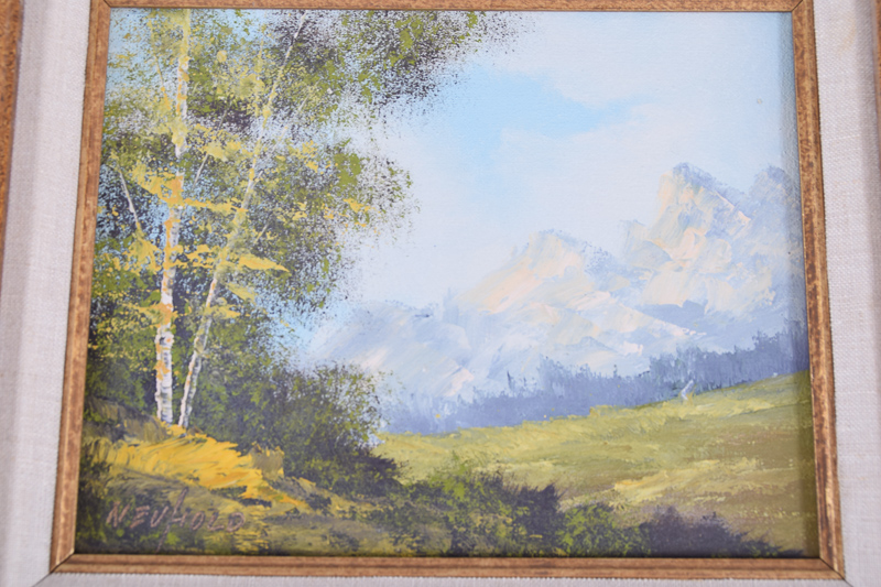 Alla Prima Oil Landscape Painting by Ernest Neuhold