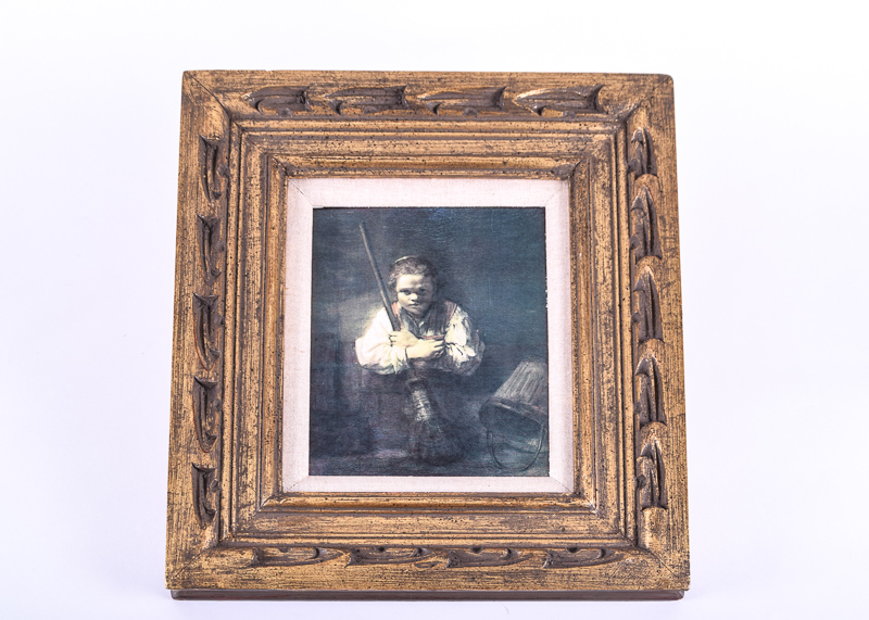 Giclee After "A Girl with a Broom"