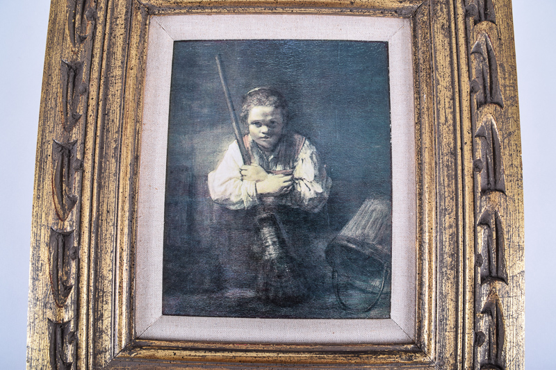 Giclee After "A Girl with a Broom"