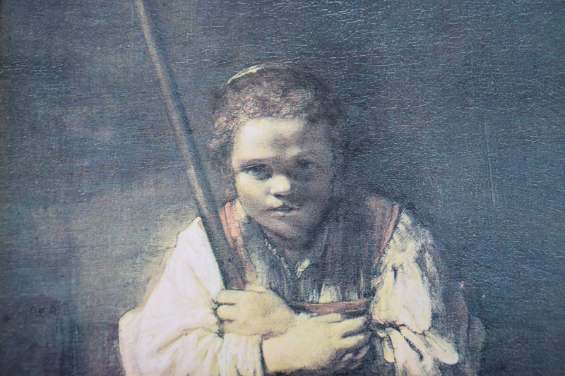 Giclee After "A Girl with a Broom"