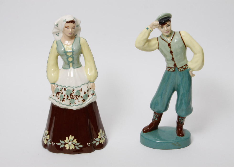 Vintage Figurines by S-Quire Ceramics California by Zaida