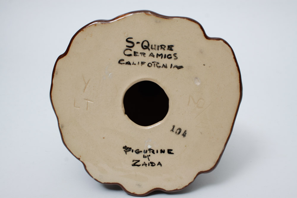 Vintage Figurines by S-Quire Ceramics California by Zaida