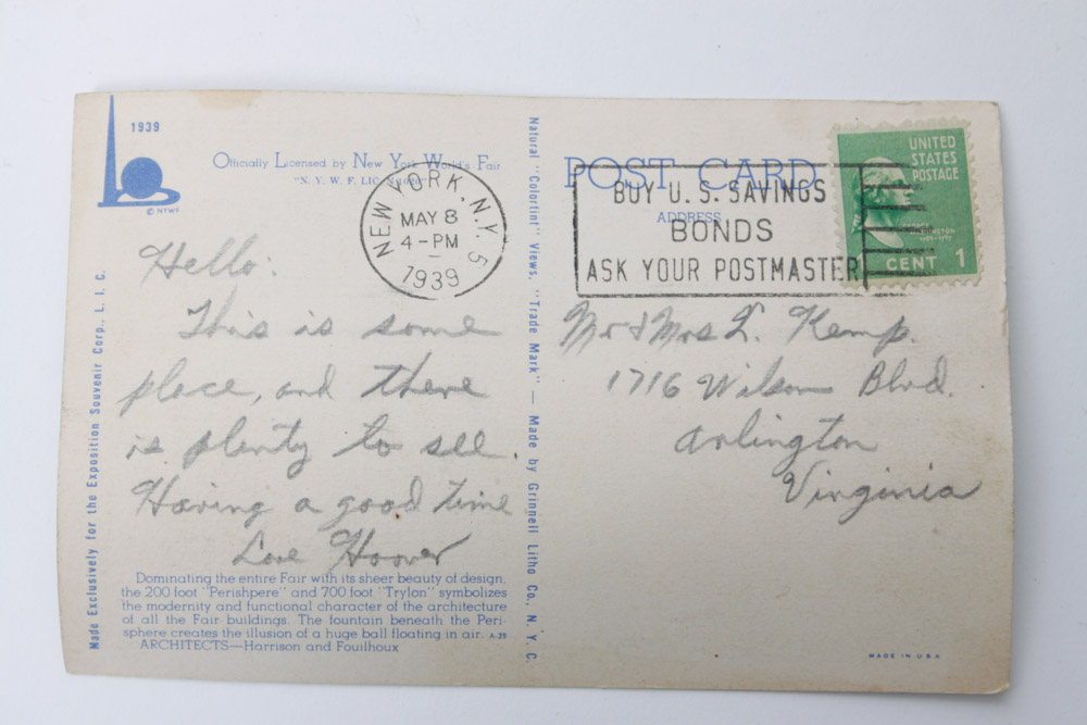 New York World's Fair Memorabilia Collection