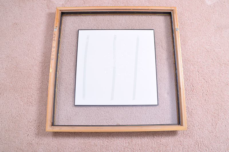 Reproduction Print of Flowers in Basket