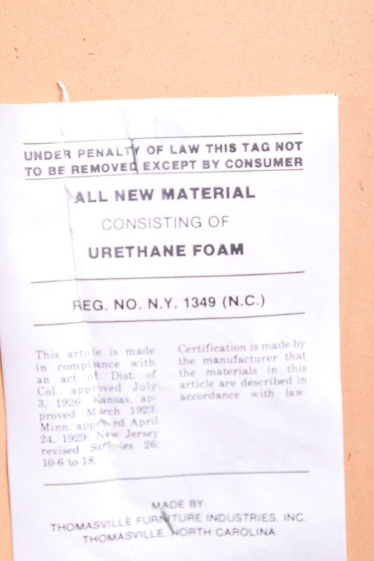 Set of Six Thomasville Cane Back Dining Chairs