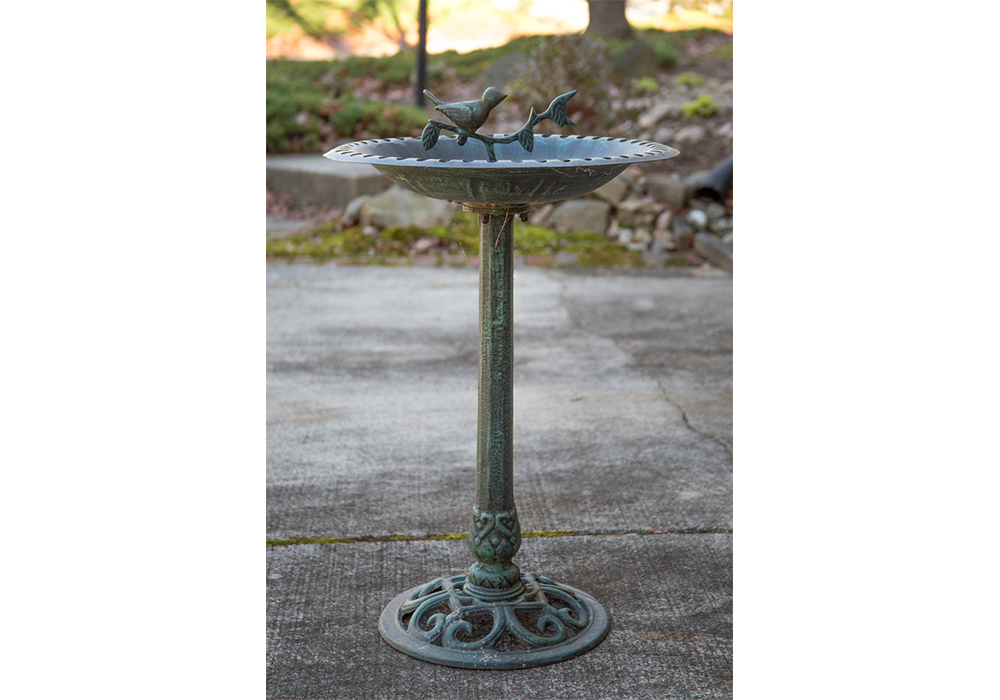 Cast Aluminum Bird Bath