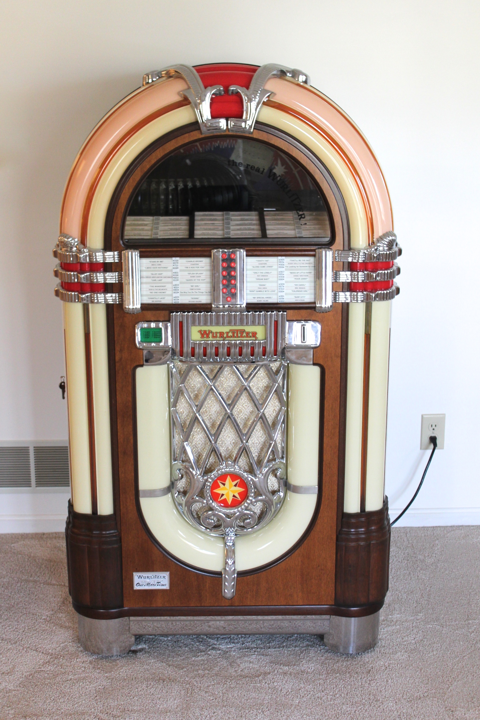 Reproduction 1946 Wurlitzer Model 1015 "One More Time" Jukebox