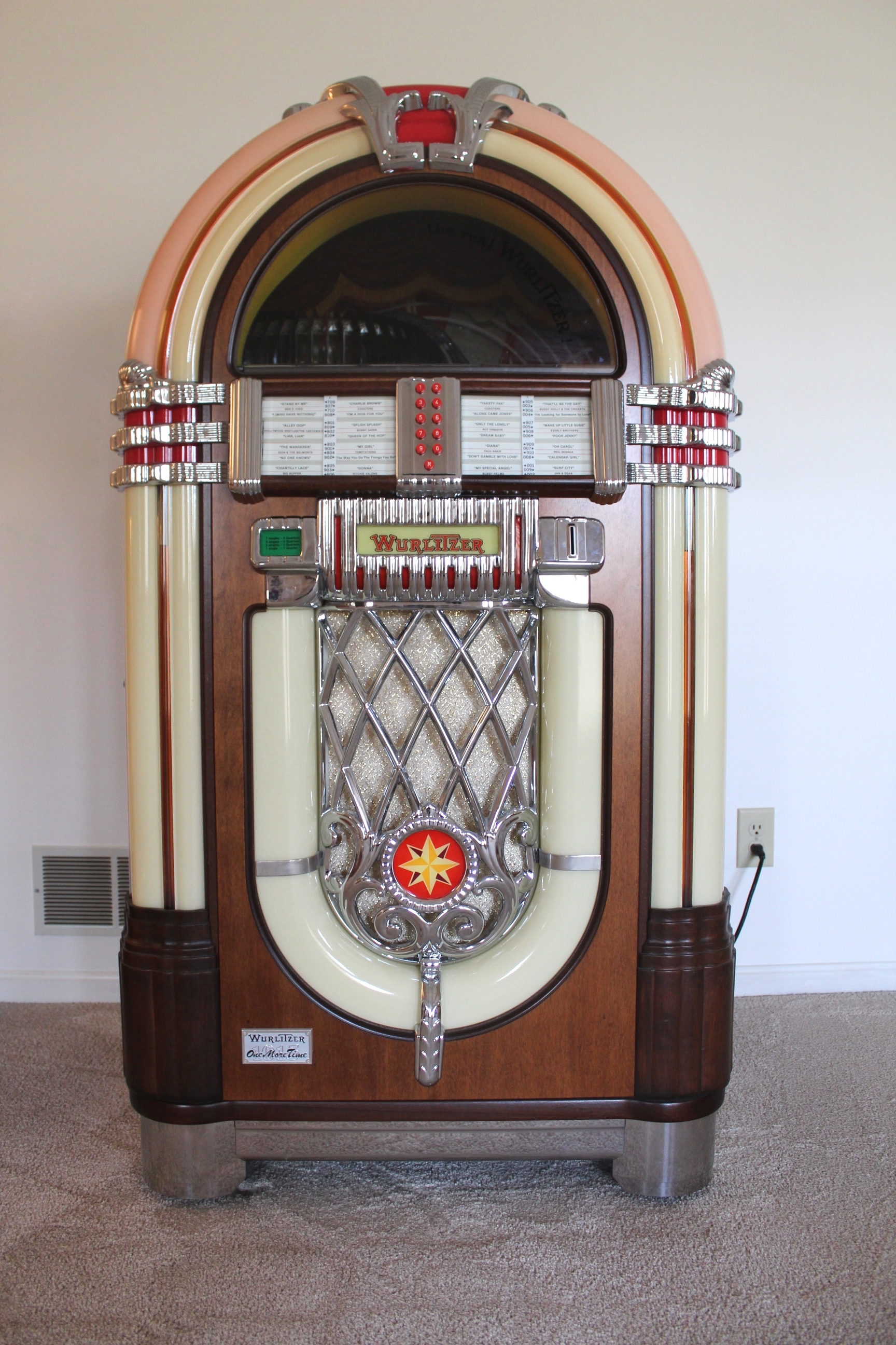 Reproduction 1946 Wurlitzer Model 1015 "One More Time" Jukebox