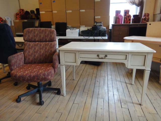 Vintage Drexel Heritage Provincial Style Desk Plus Office Chair