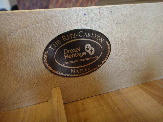 Vintage Drexel Heritage Provincial Style Desk Plus Office Chair