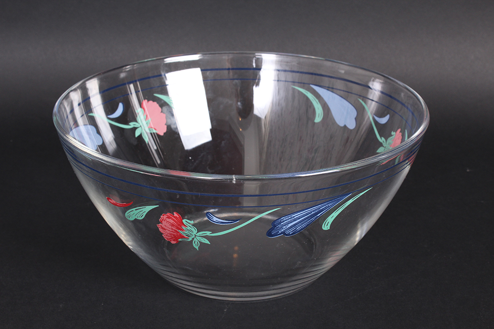 Lenox "Poppies in Blue" Handpainted Glassware