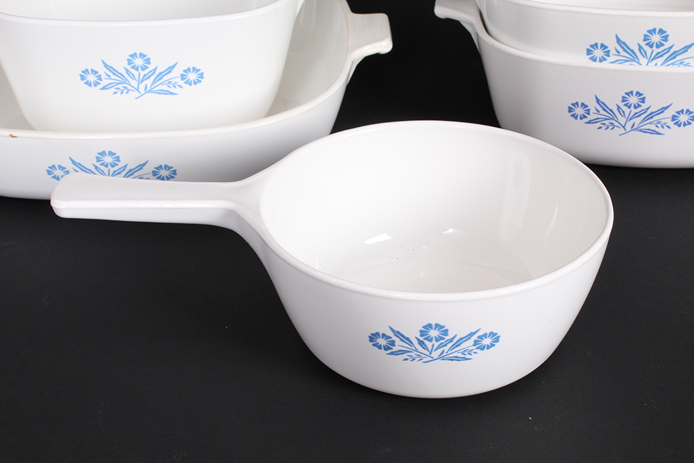 "Cornflower Blue" Corning Ware