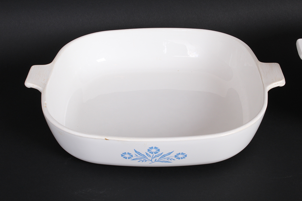 "Cornflower Blue" Corning Ware