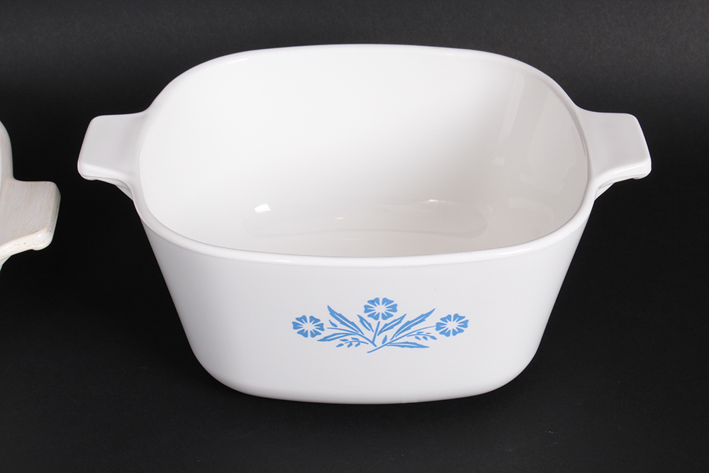 "Cornflower Blue" Corning Ware