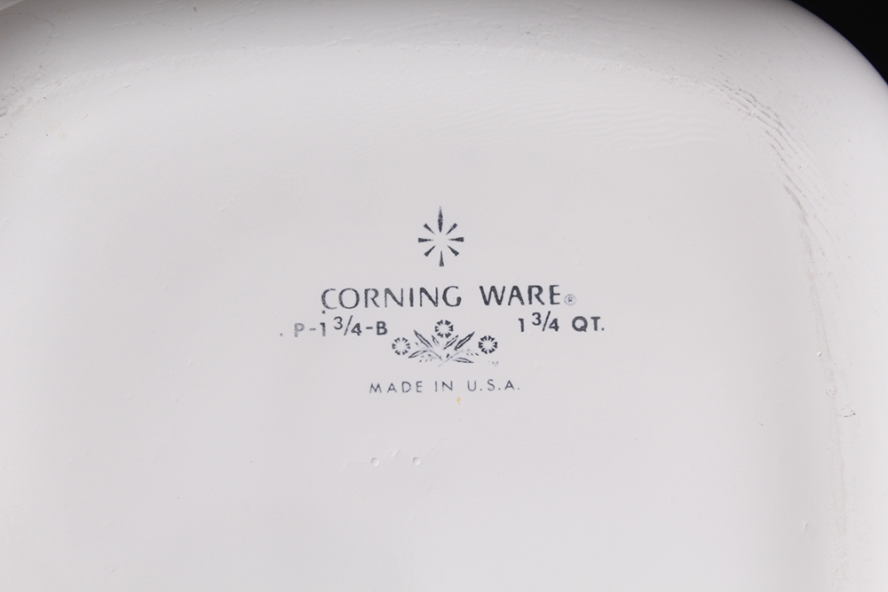 "Cornflower Blue" Corning Ware