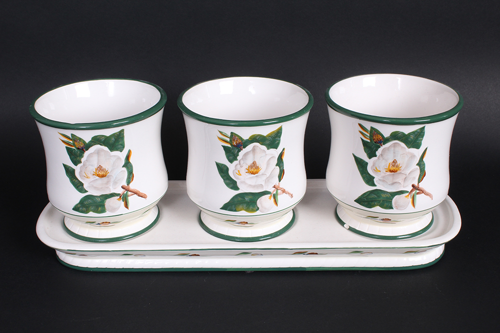 Handpainted Floral Ceramics