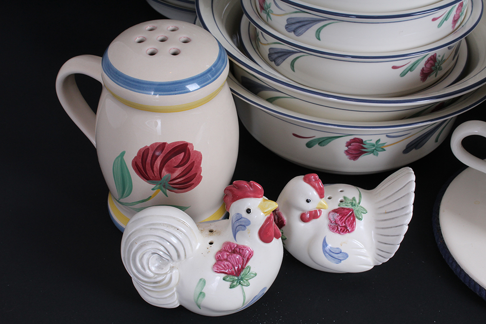 Lenox "Poppies in Blue" Chinastone Set