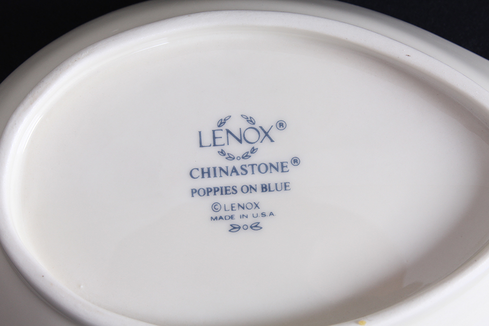 Lenox "Poppies in Blue" Chinastone Set
