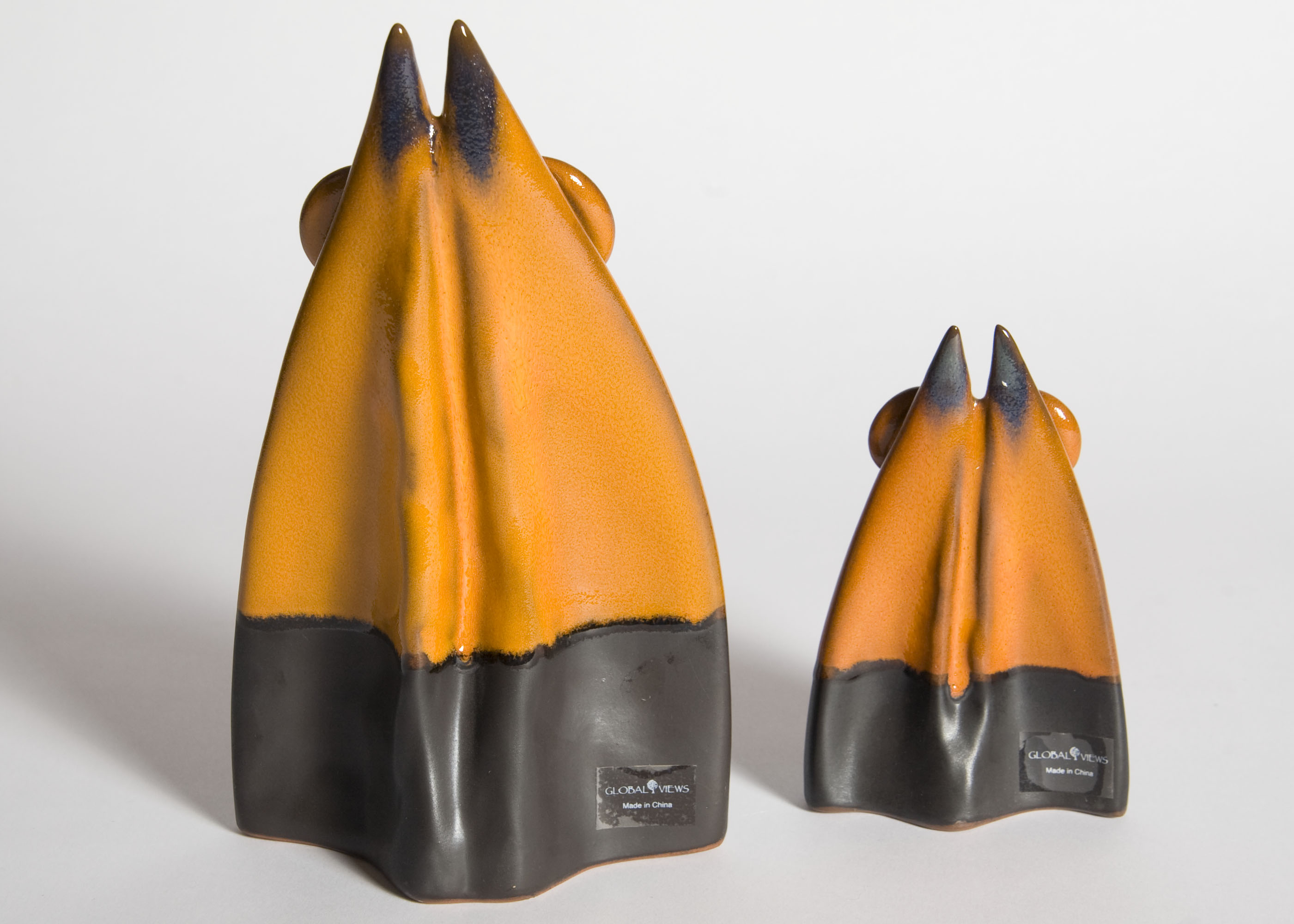 Ceramic Abstract Owls