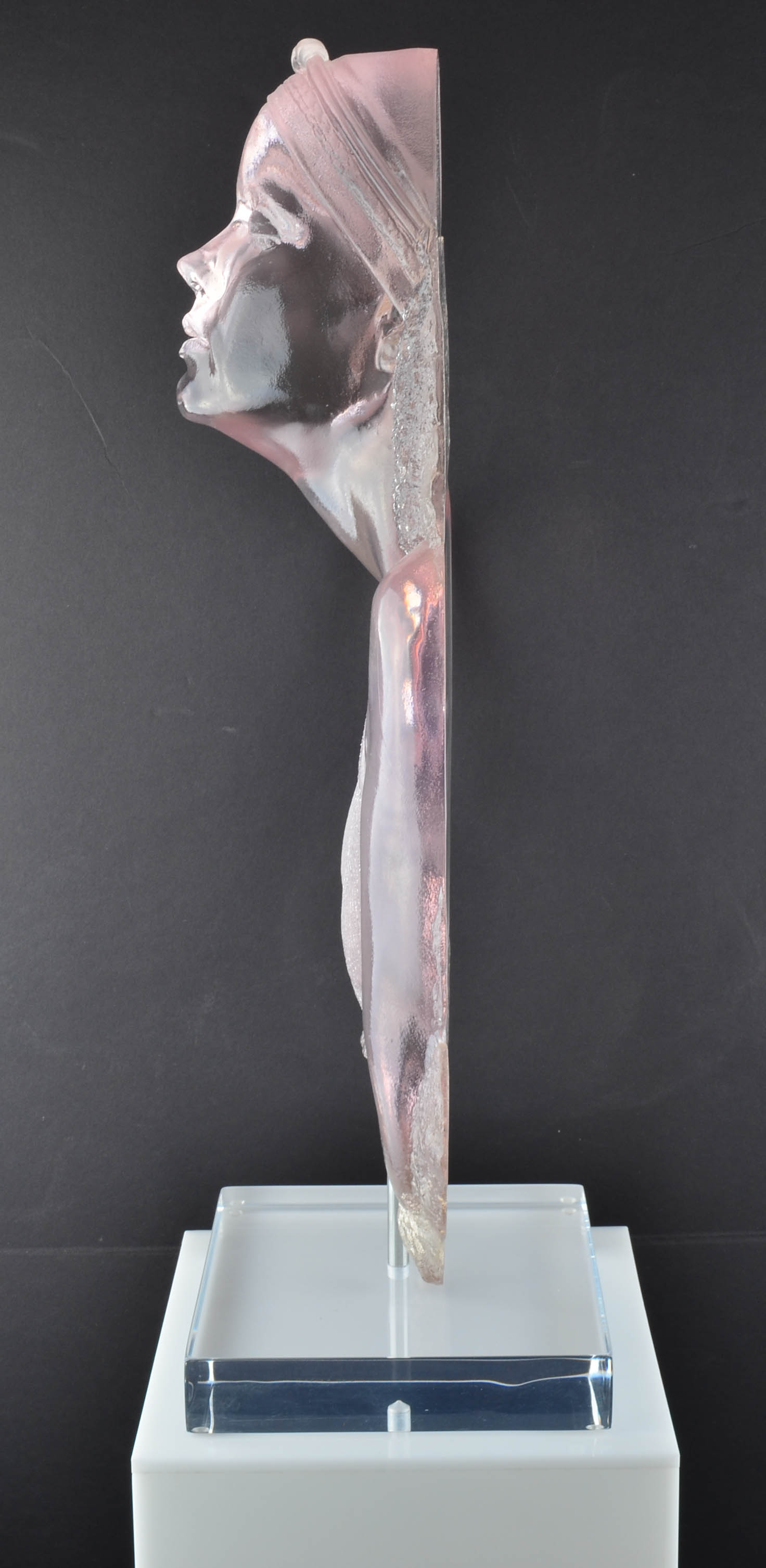 Marc Sijan "Chin Up" Acrylic Sculpture